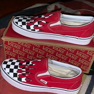 drippy red vans